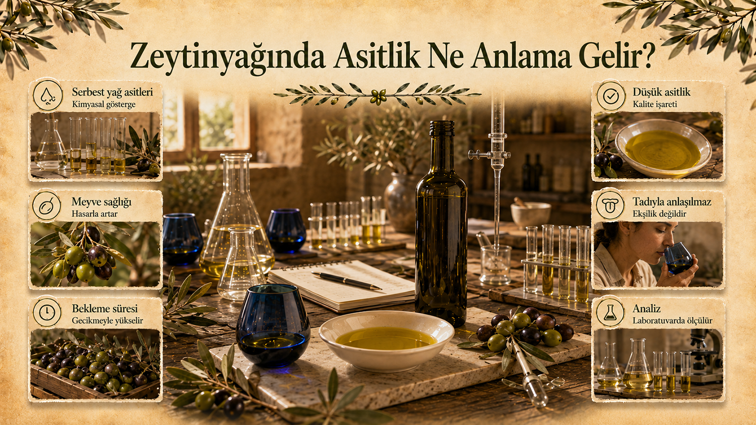 Zeytinyağında asitlik ne anlama gelir?