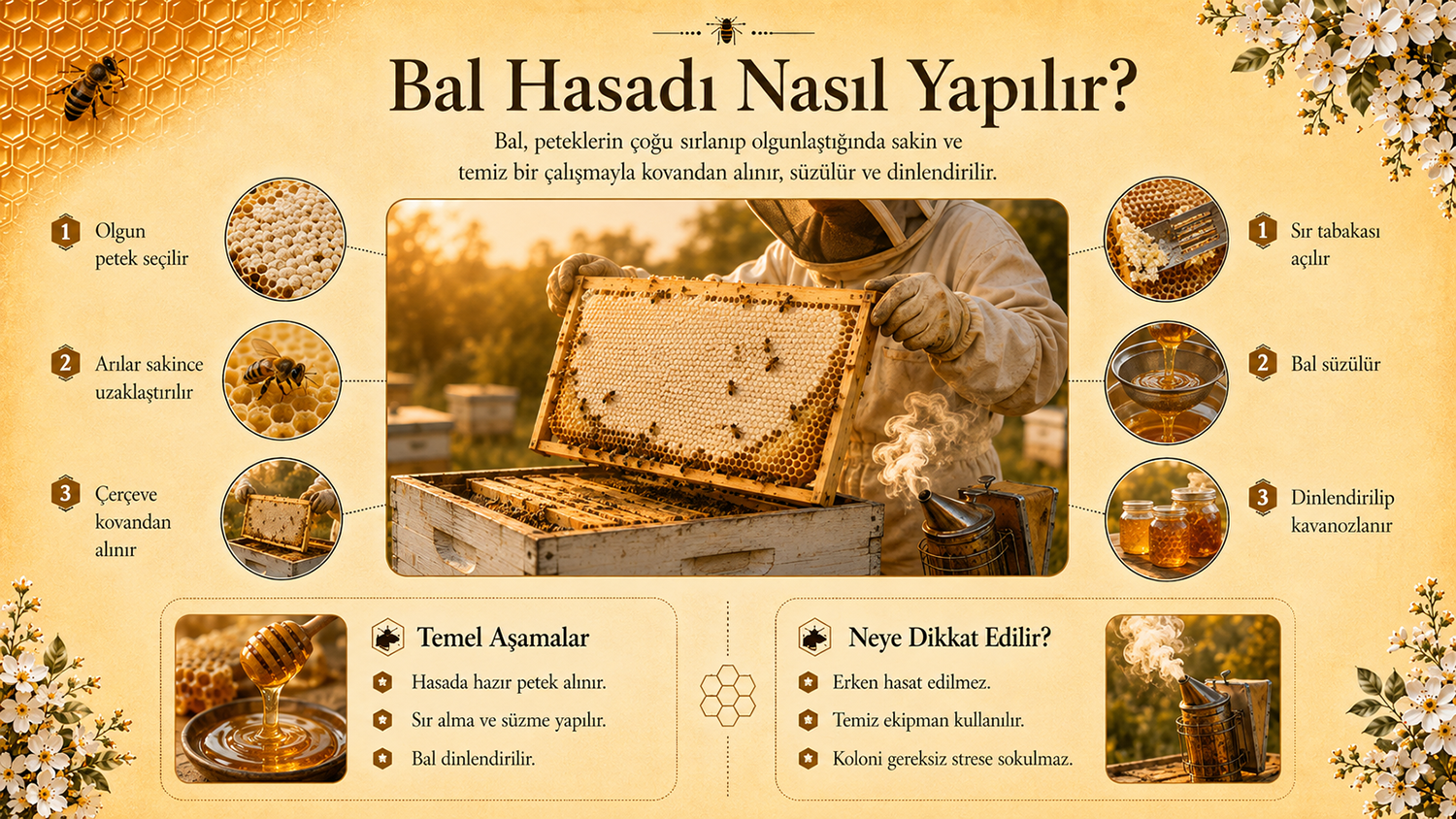 Bal hasadı nasıl yapılır?